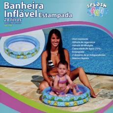 Banheira Inflável 28L Estampada